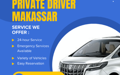 Rent Car + Private Driver Makassar, Practical and Time Saving