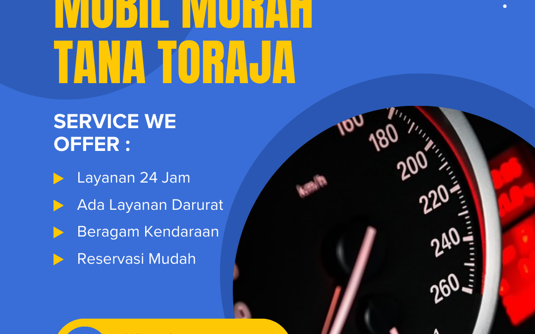 rental mobil murah Tana Toraja